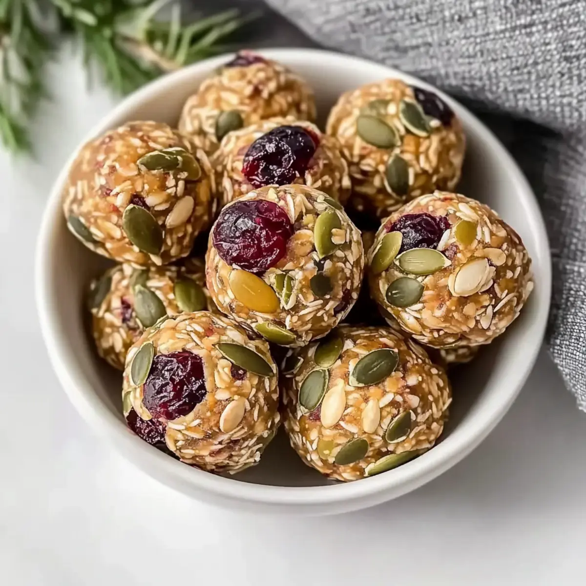 Pumpkin Seed & Cranberry Energy Balls for a Guilt-Free Boost