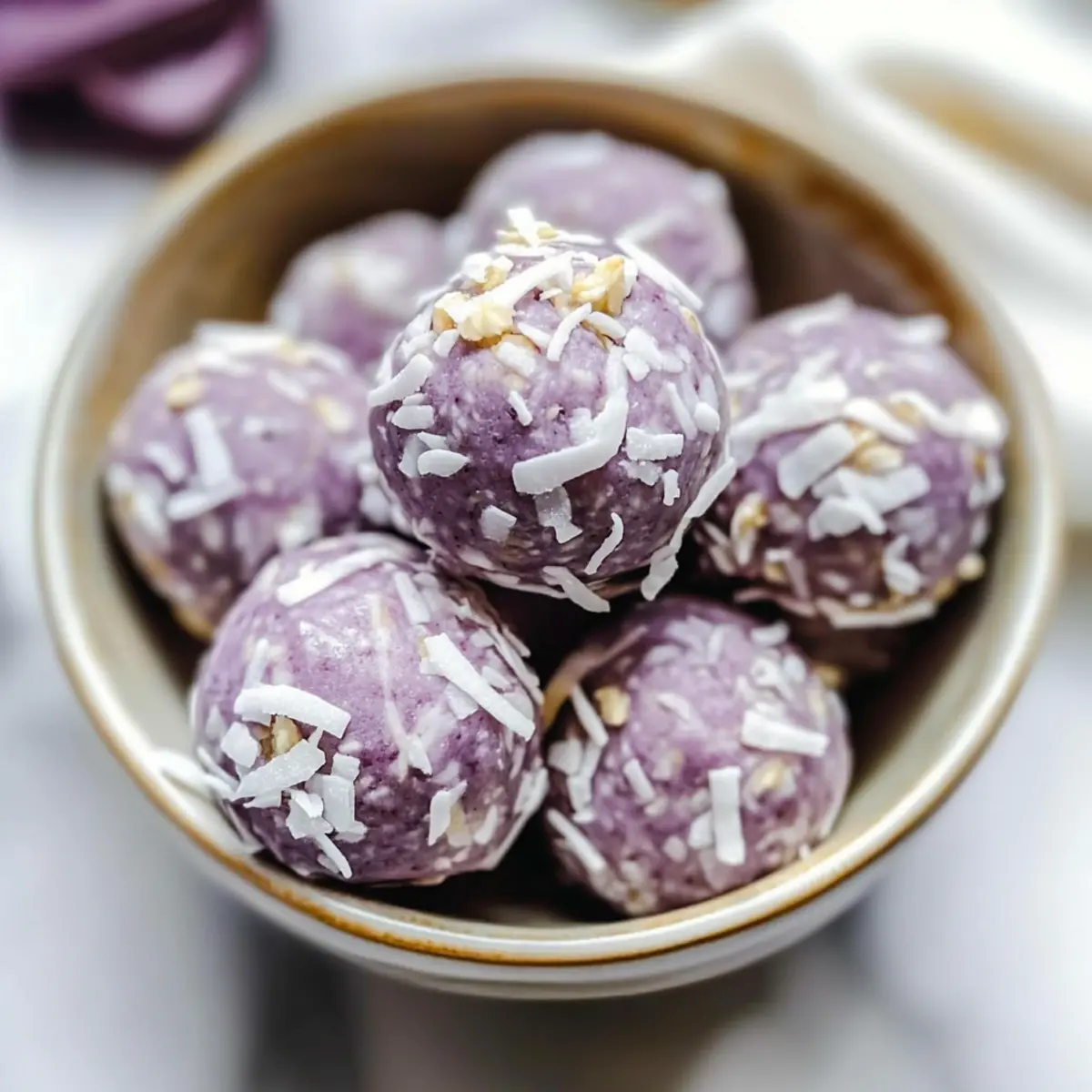 Ube Protein Balls with Rolled Oats: Easy, Chewy, and Healthy