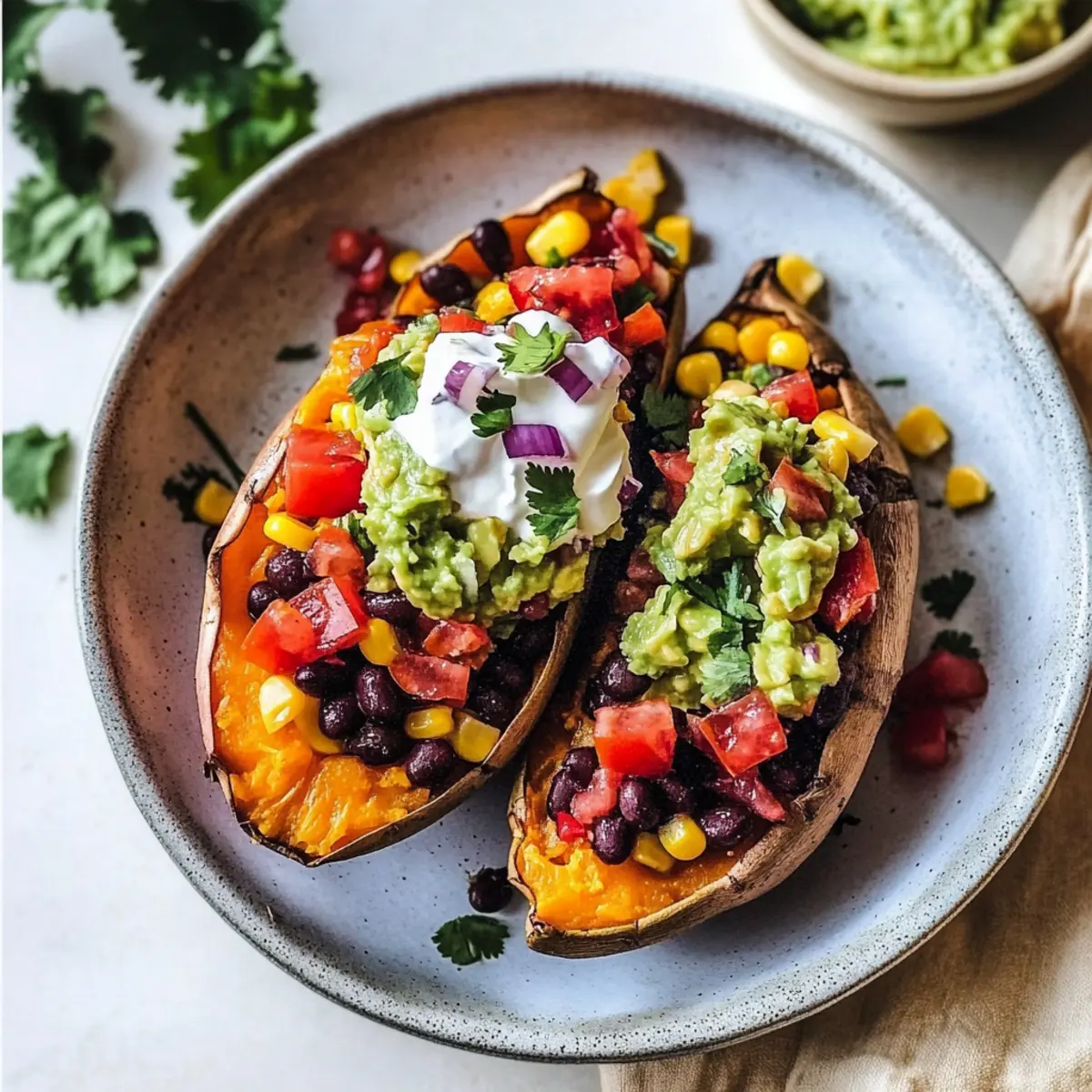 Savory Black Bean Stuffed Sweet Potatoes for Cozy Nights
