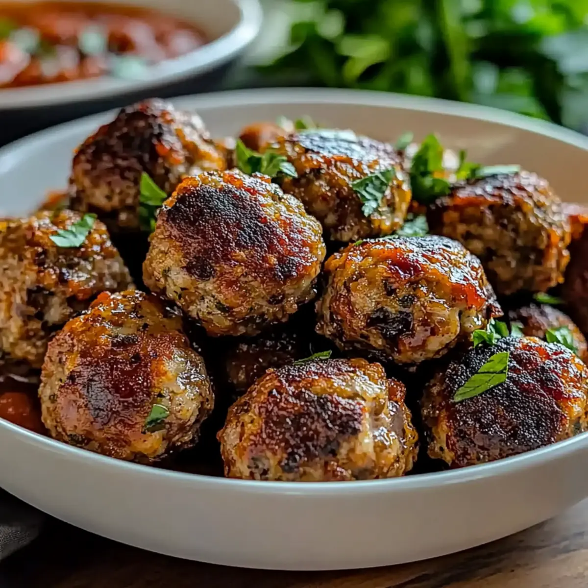 Savor Juicy Healthy Vegan Mushroom Meatballs for Meal Prep