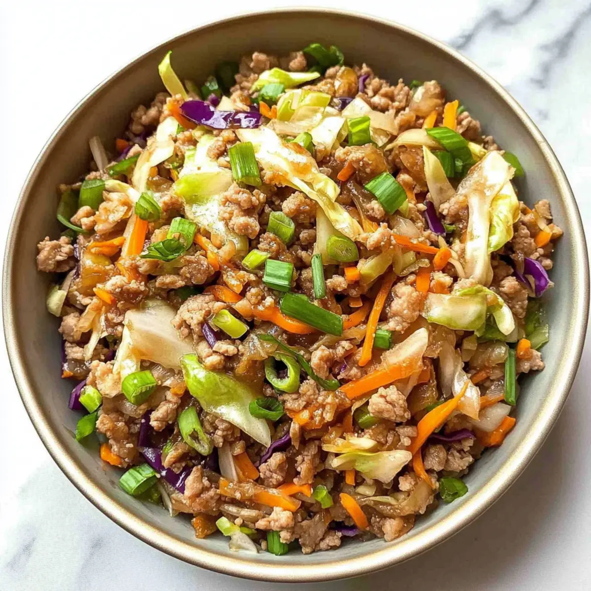 Delicious Egg Roll in a Bowl: Quick Keto-Friendly Dinner