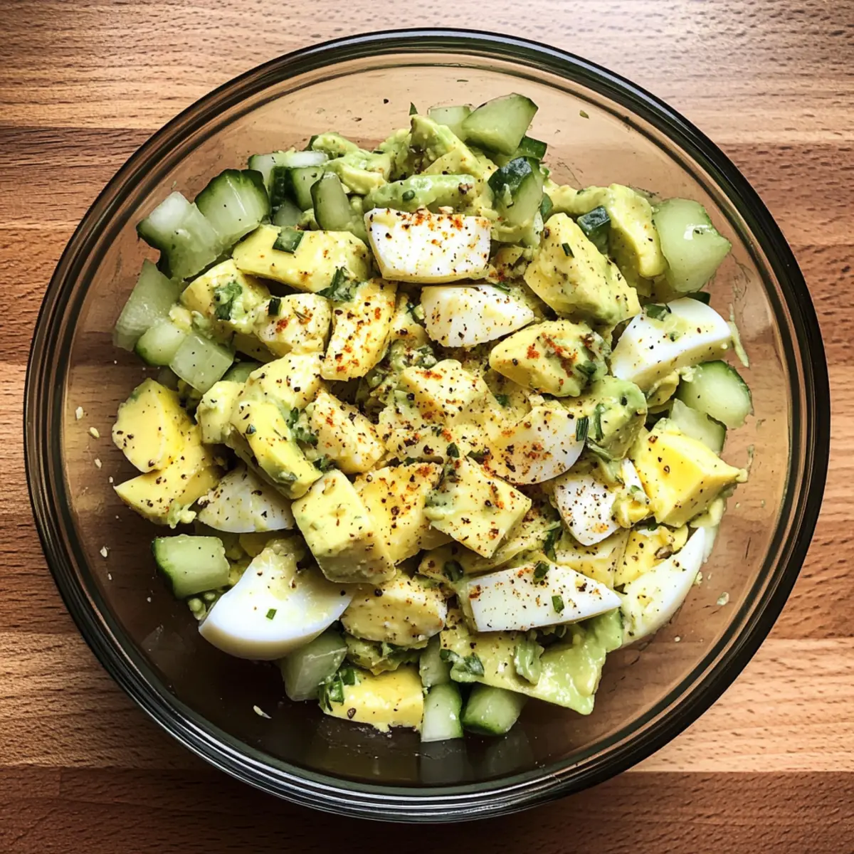 Zesty Avocado Egg Salad: Creamy Goodness for Your Lunch