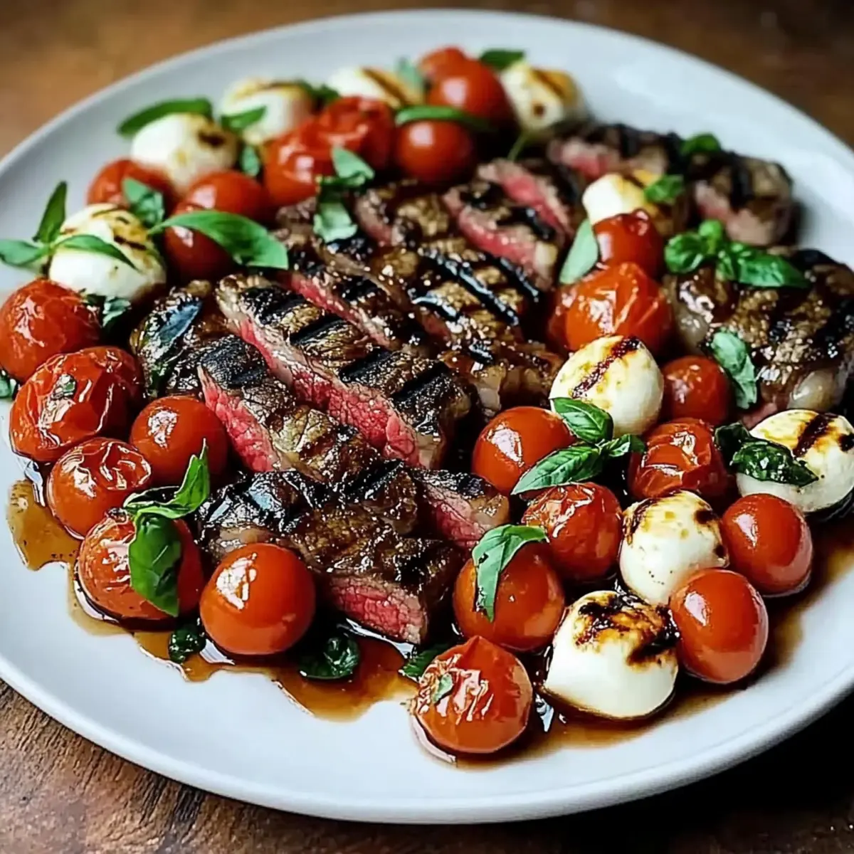 Grilled Flank Steak Caprese: Summer’s Juicy Flavor Duo