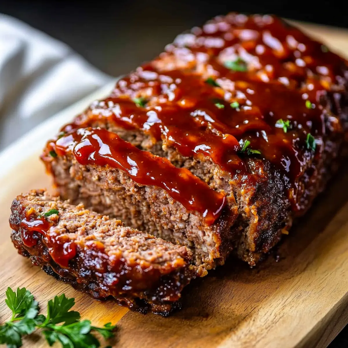 Classic Meatloaf with a Savory Ketchup Kick