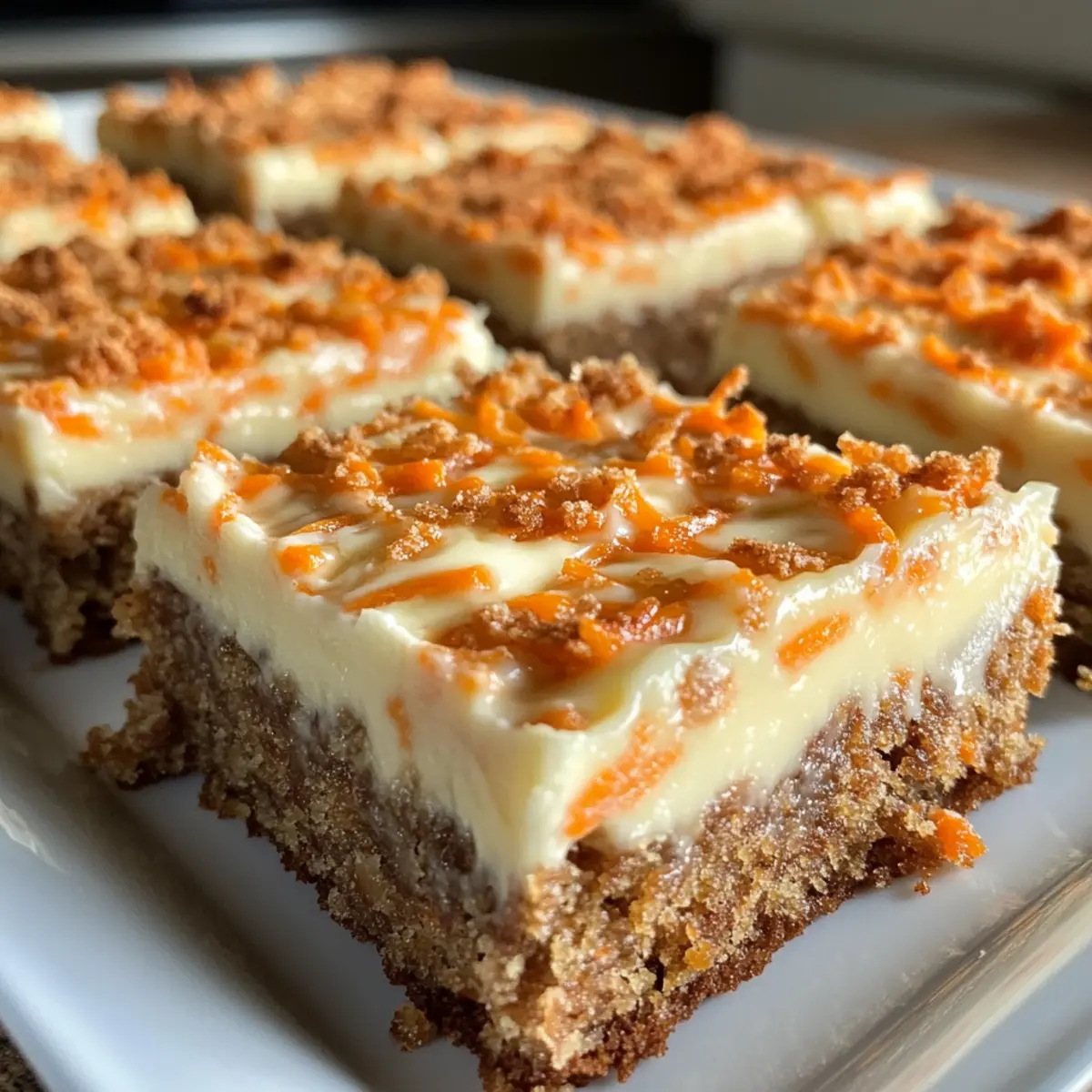 Irresistible Carrot Cake Cream Cheese Bars for Sweet Moments