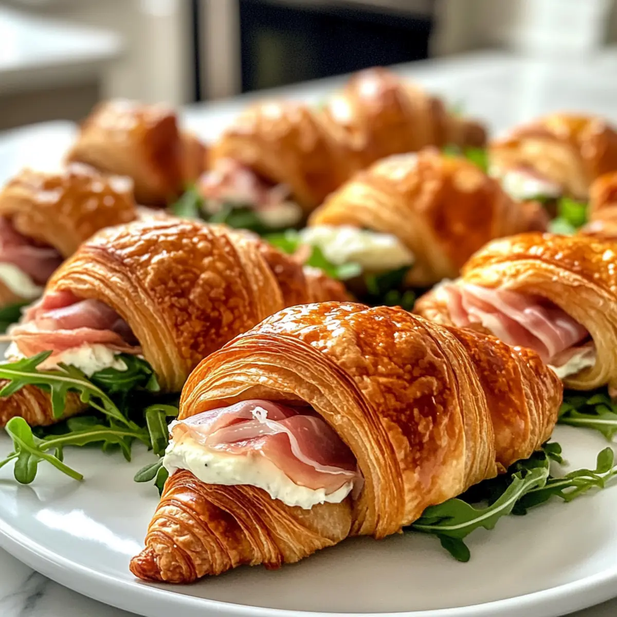 Mini Croissant Delights: Irresistibly Savory Party Treats