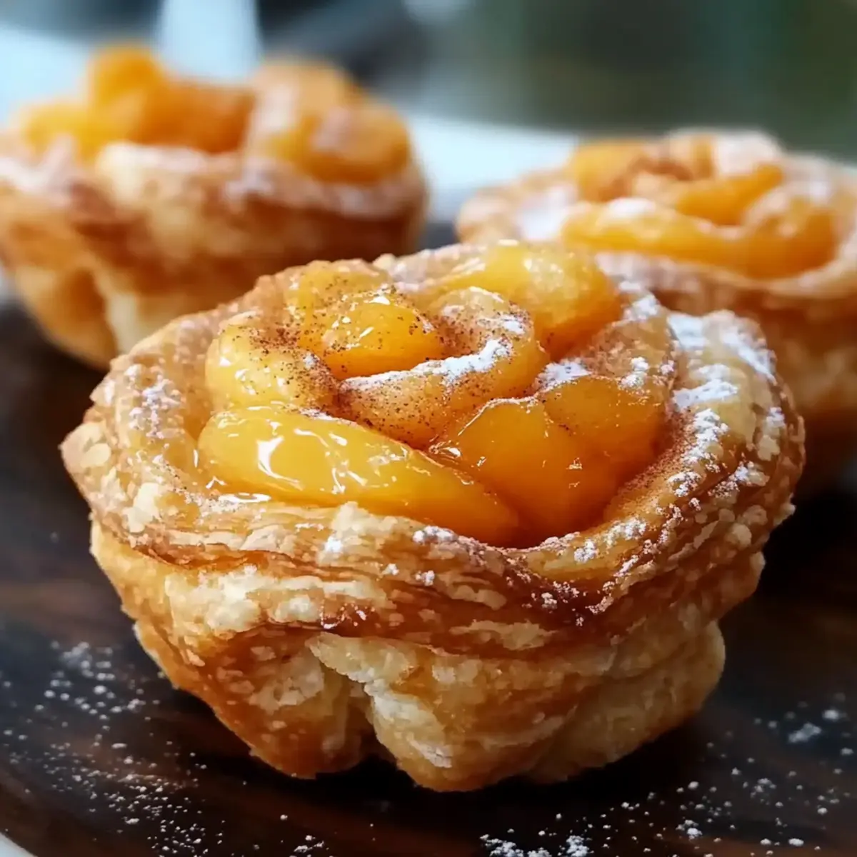 Peach Pie Cruffins: Flaky Pastry Bliss for Your Brunch Spread