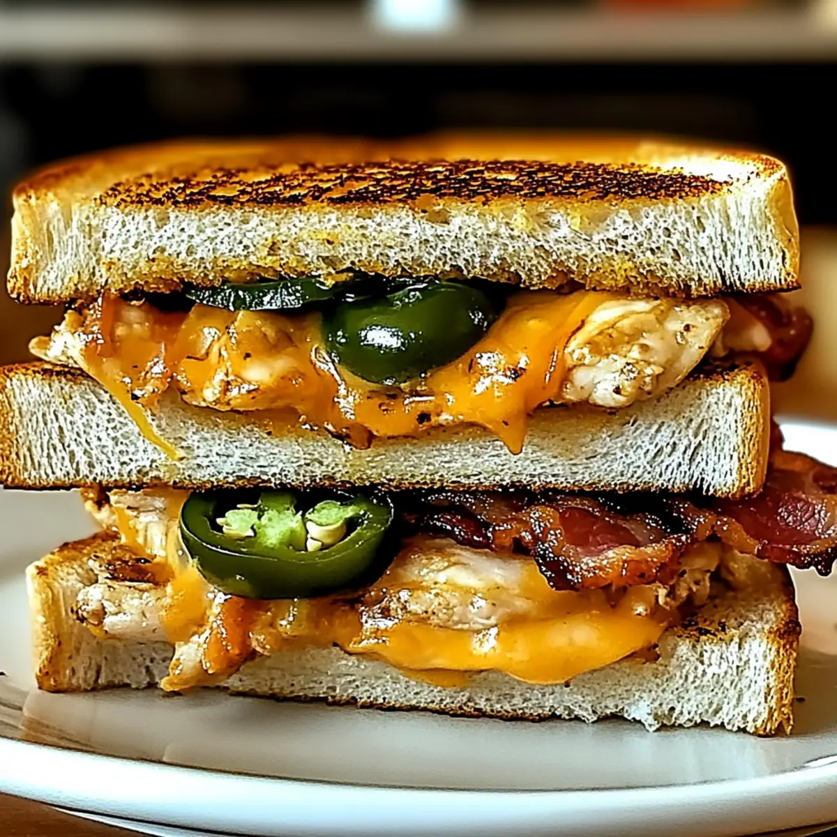 Ultimate Spicy Bacon Jalapeño Chicken Melt for Cozy Nights