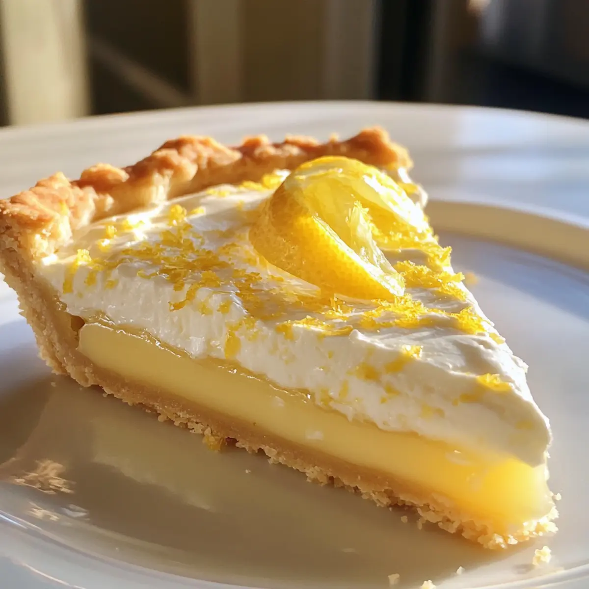 Irresistibly Creamy Italian Lemon And Mascarpone Tart
