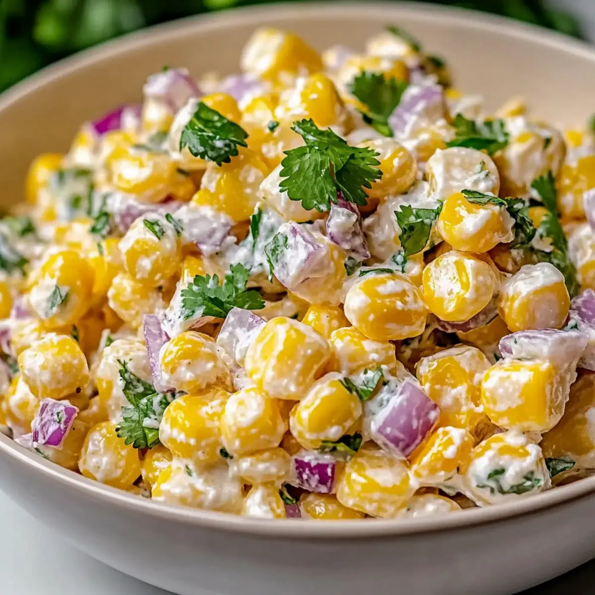 Street Corn Salad with Greek Yogurt for Fresh Summer Vibes