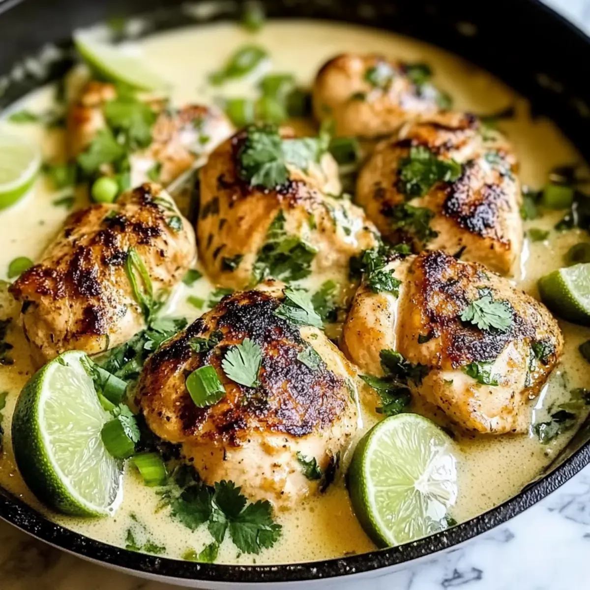 Creamy Coconut Lime Chicken Skillet for a Tropical Escape