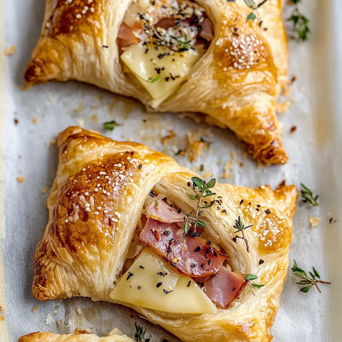 Delicious Ham & Cheese Puff Pastry for Effortless Entertaining