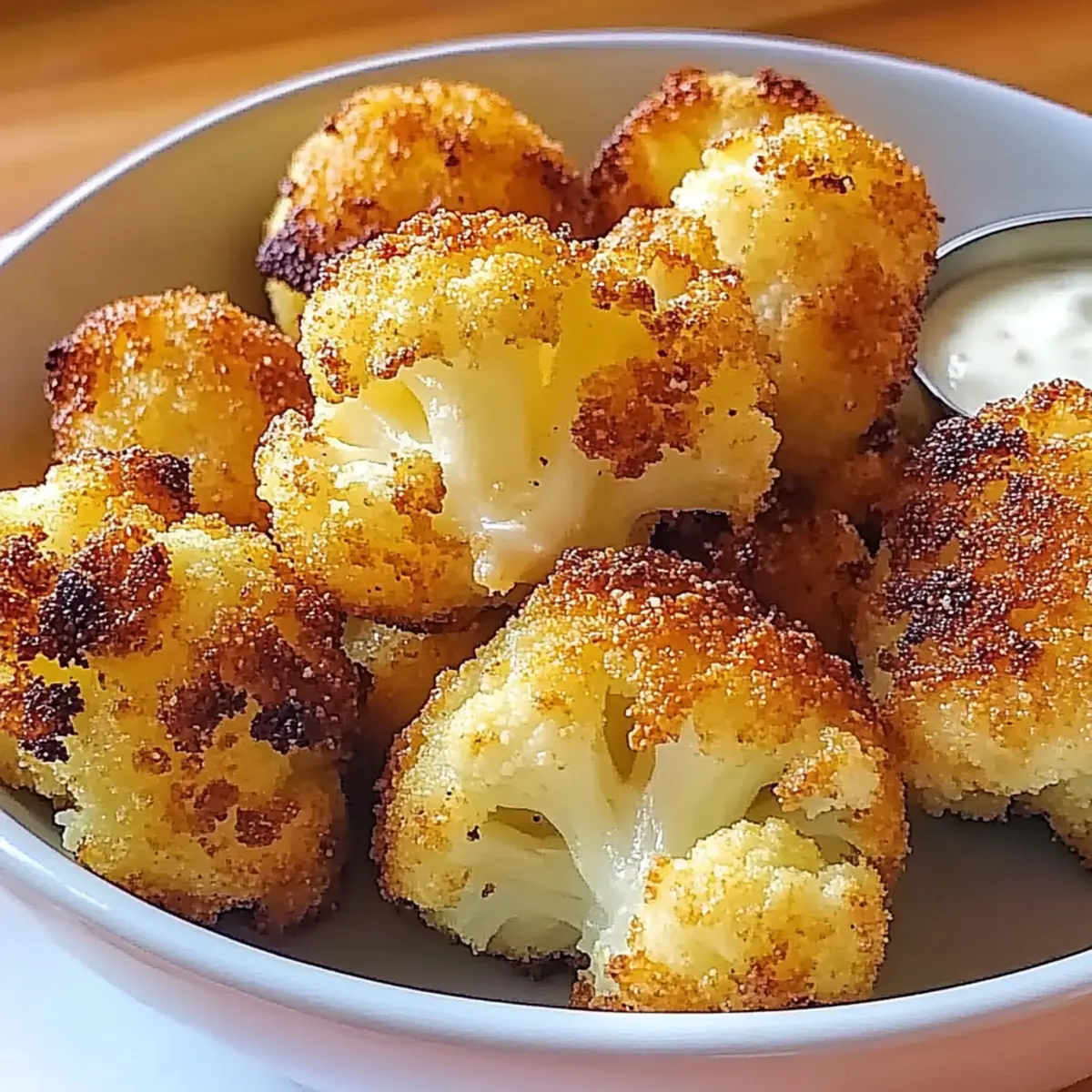 Crispy Parmesan Cauliflower Bites: Guilt-Free Crunch Bliss