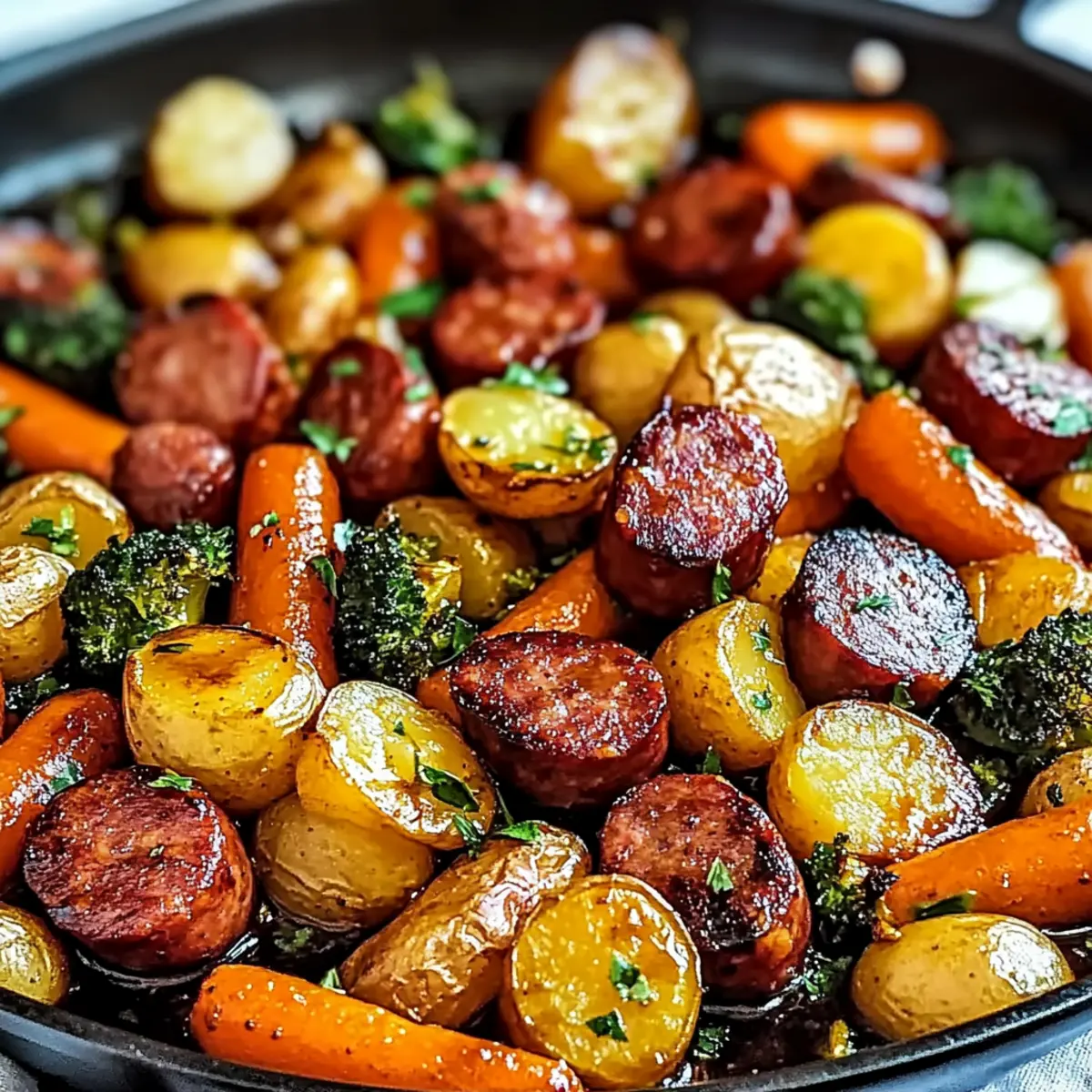 Honey Garlic Kielbasa & Veggies for a Quick Family Meal