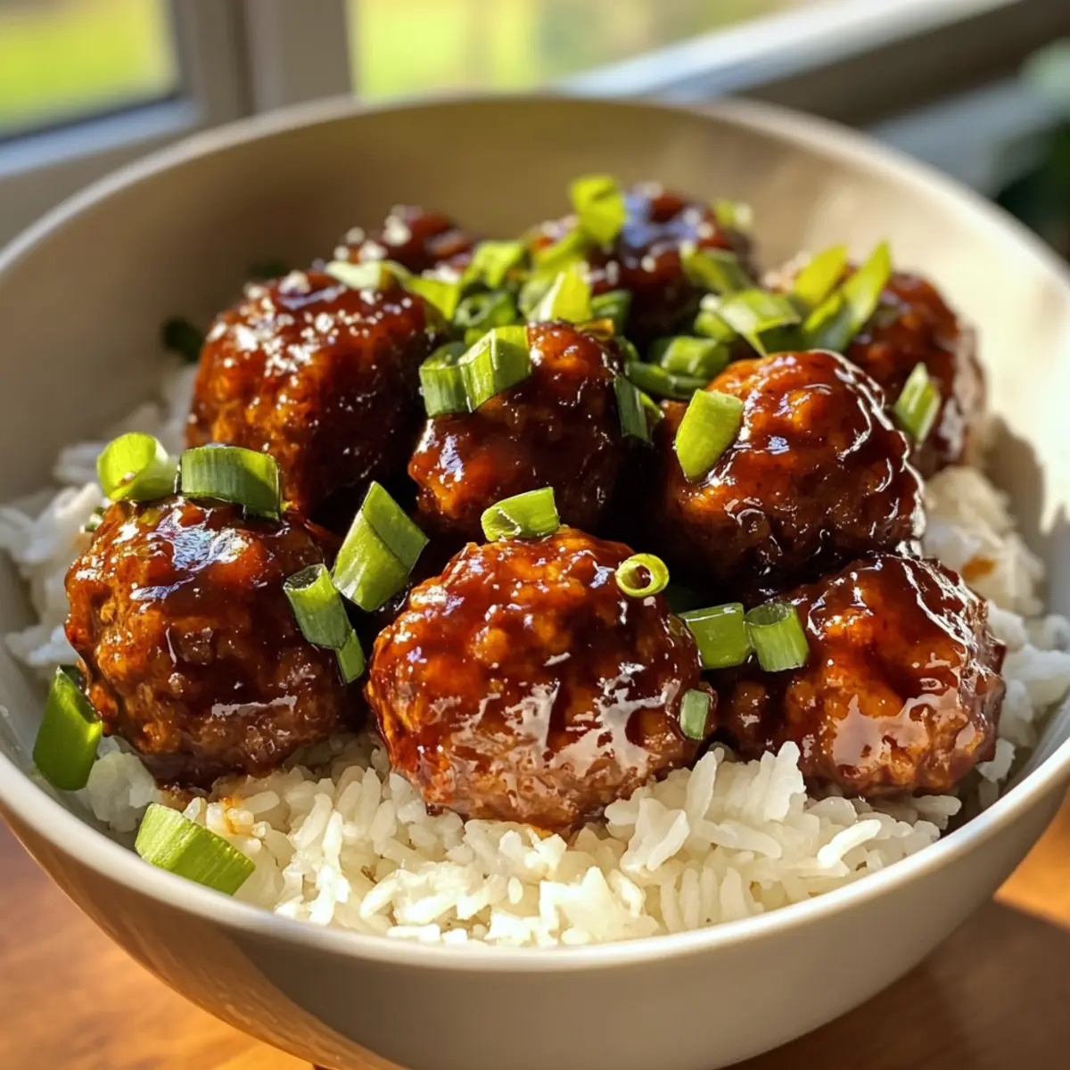 Delicious Mongolian Meatballs in a Sweet Savory Sauce