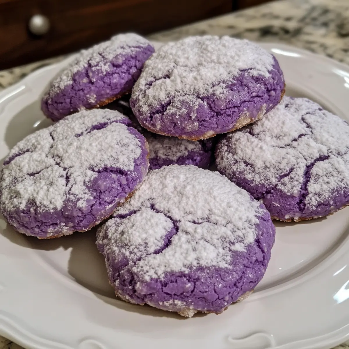 Irresistibly Soft Purple Crinkle Cookies for Every Occasion
