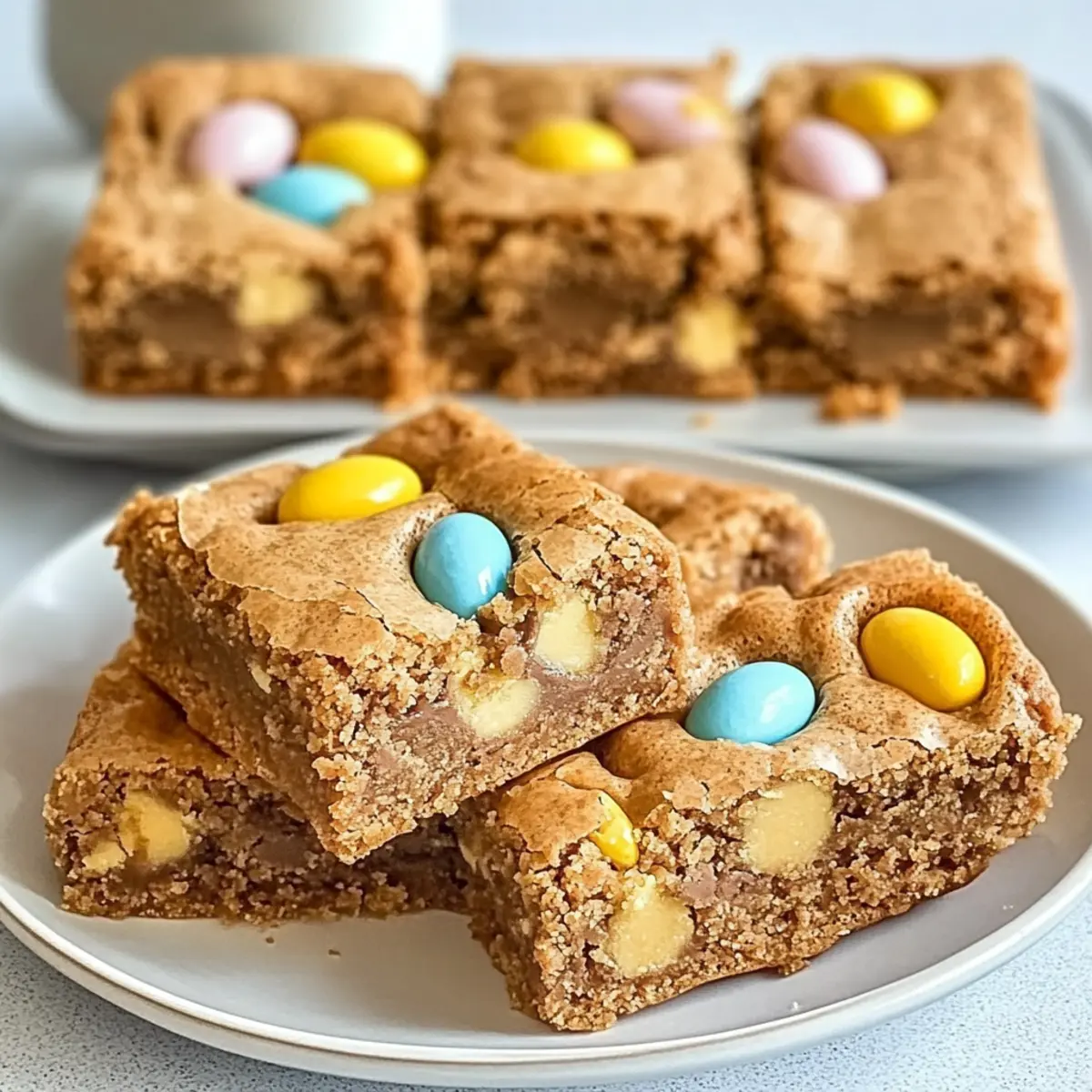 Mini Cadbury Easter Egg Blondies for a Sweet Surprise
