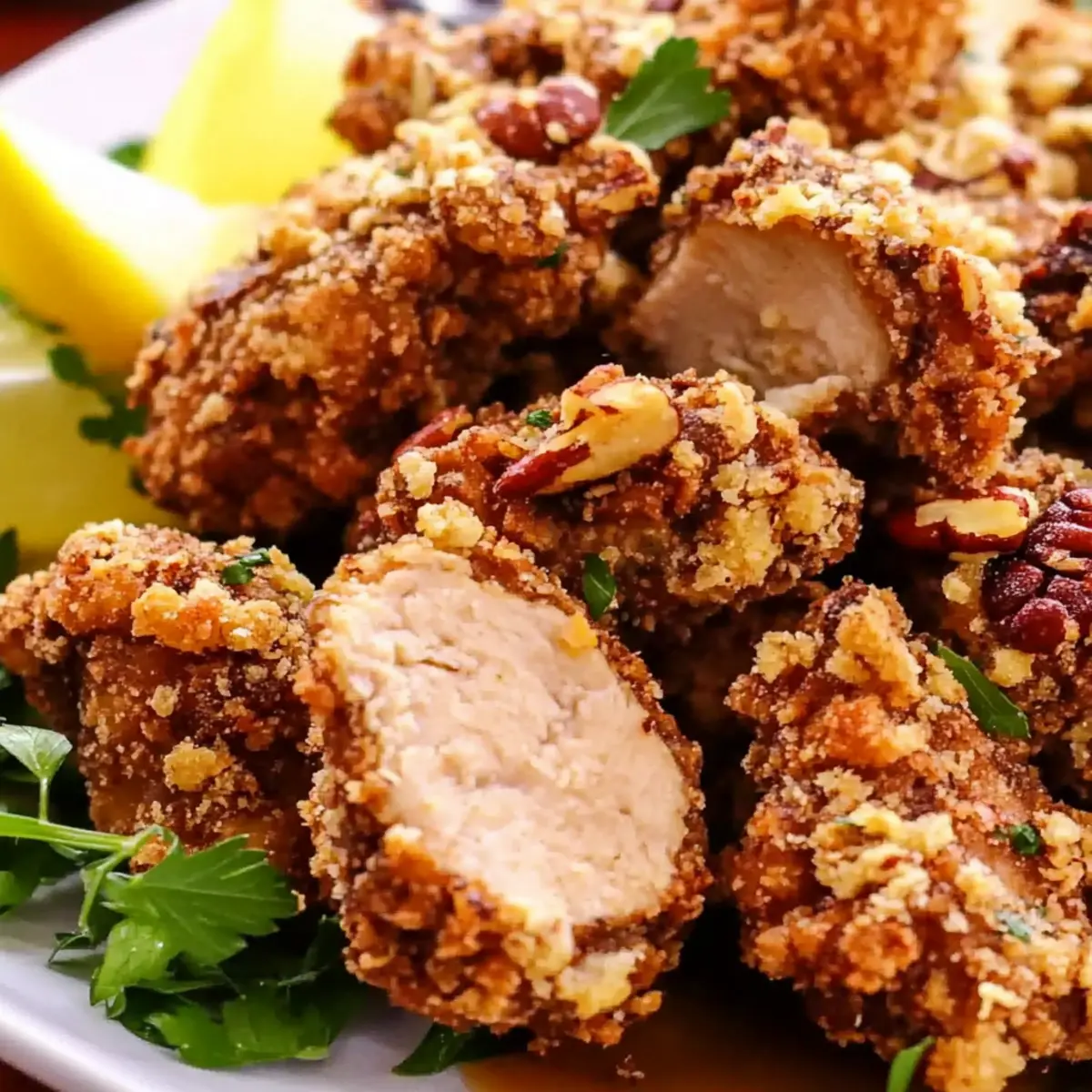 Delicious Butter Pecan Chicken Bites for a Nutty Twist