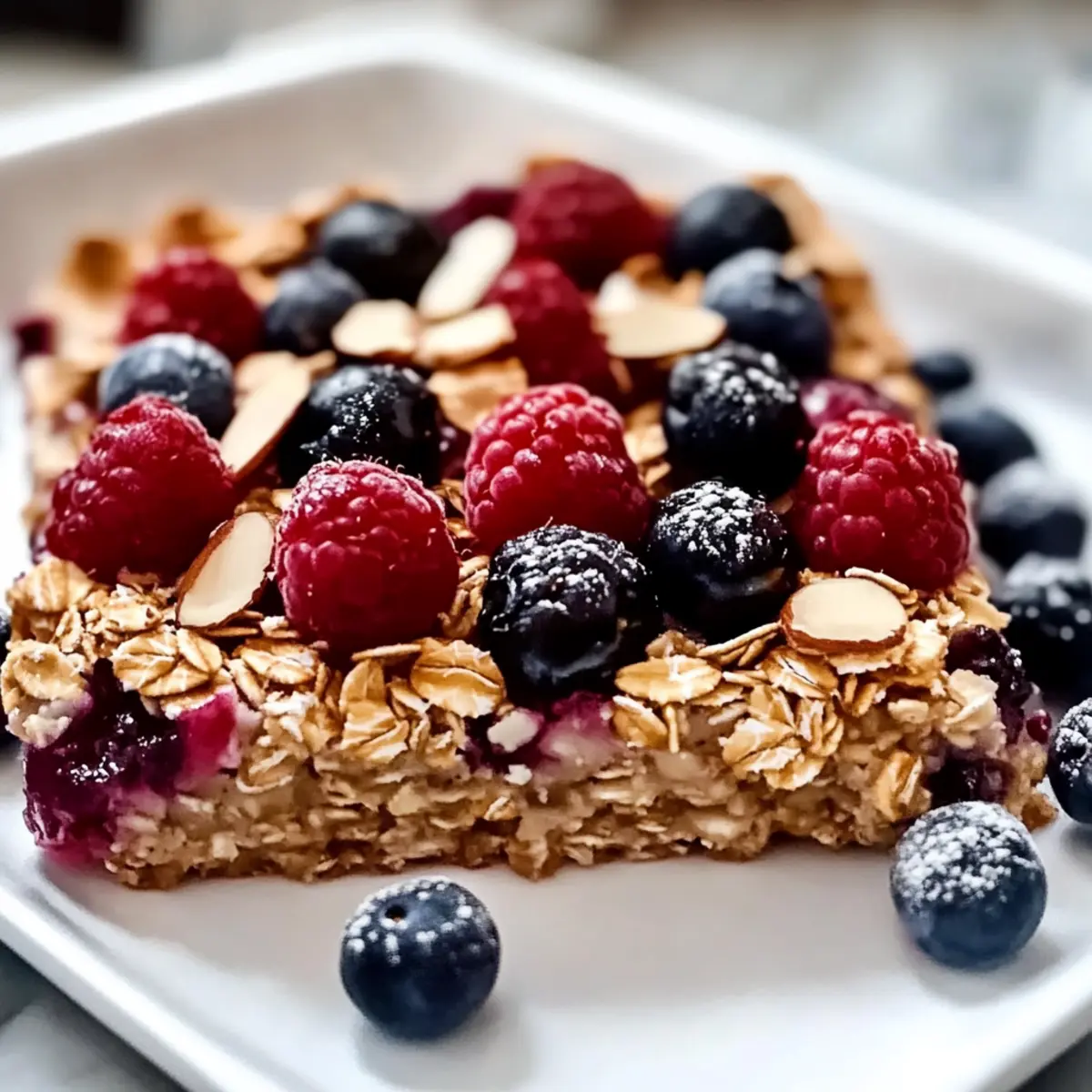 Nutty Oat and Fruit Breakfast Bake for Cozy Mornings