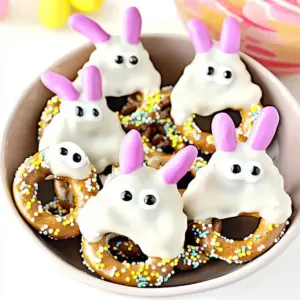 Chocolate Covered Pretzels for Easter