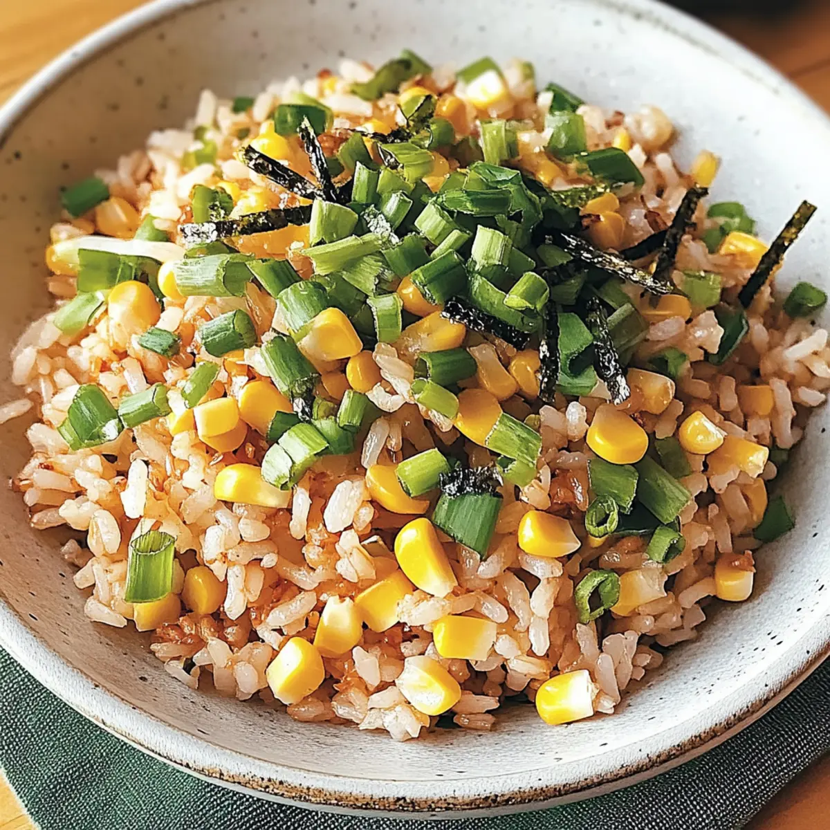 Sweet Corn Furikake Fried Rice for Quick Summer Nights