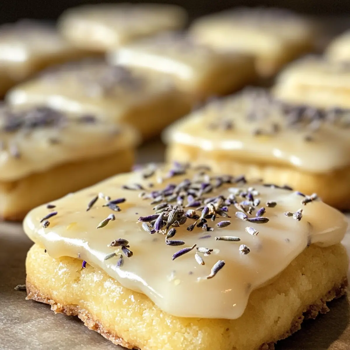 Iced Lemon Lavender Shortbread Cookies for an Elegant Treat