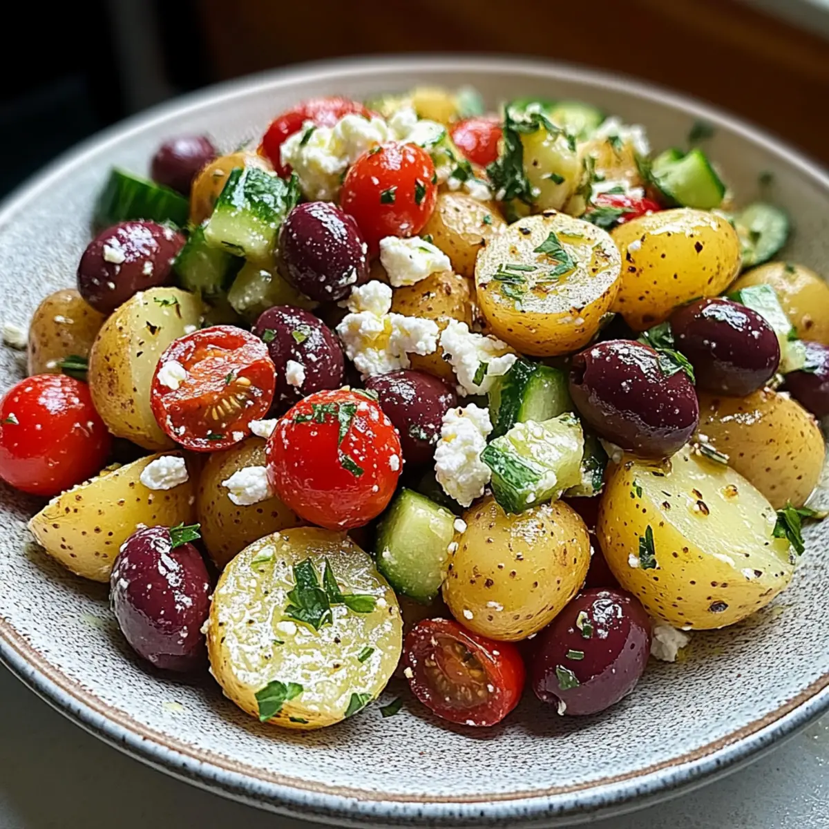 Greek Potato Salad: A Creamy Mediterranean Delight