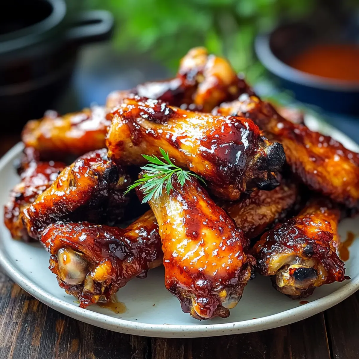 Crispy Oven-Baked Honey BBQ Chicken Wings You’ll Crave