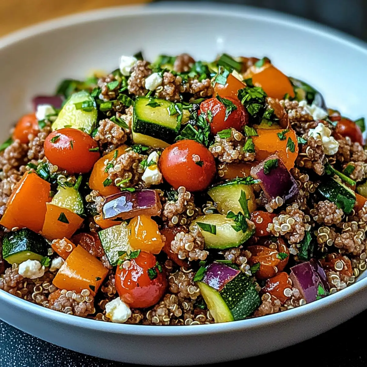 Mediterranean Ground Beef Stir-Fry: Quick, Healthy Yum!