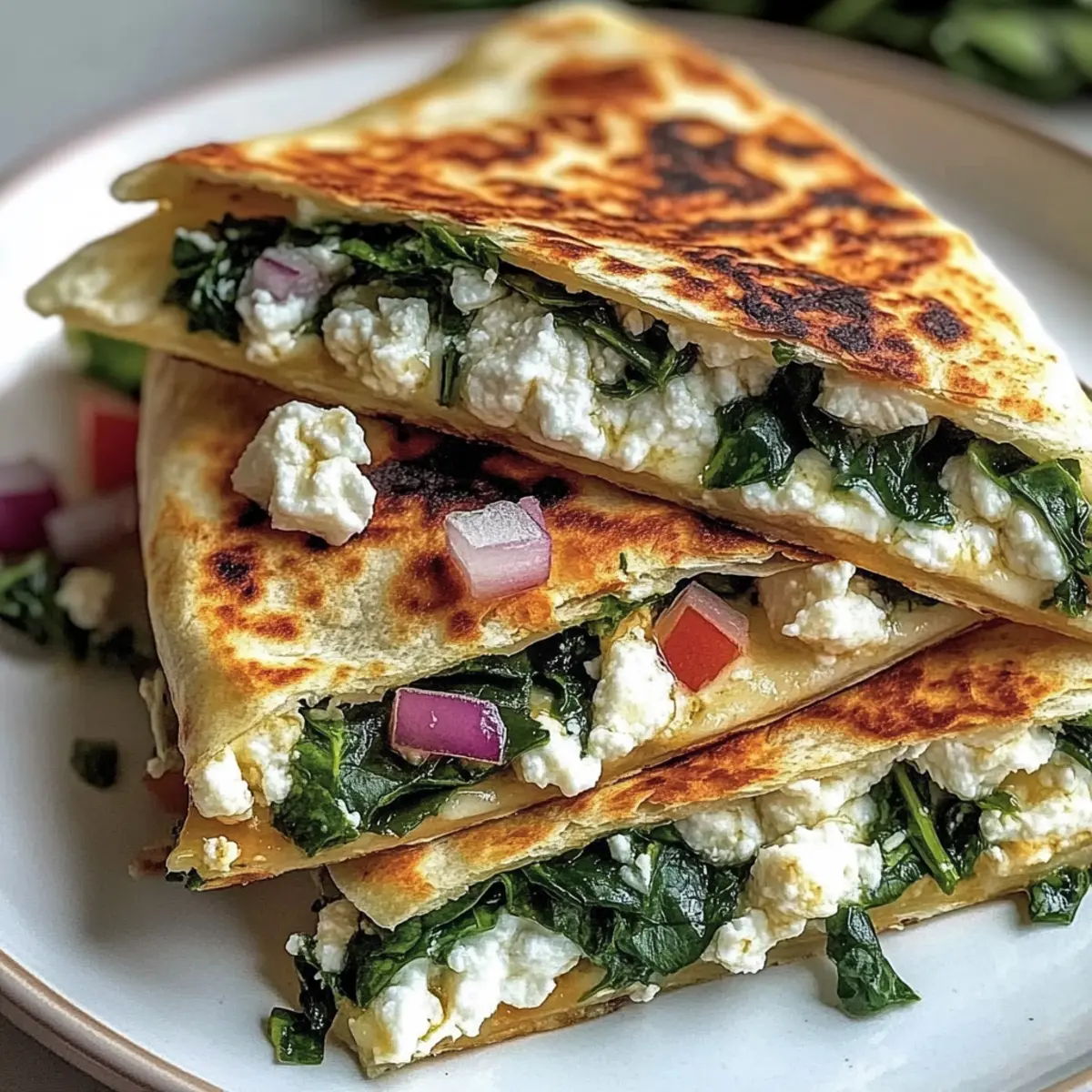 Mediterranean Quesadillas: Quick, Healthy Comfort Food Delight