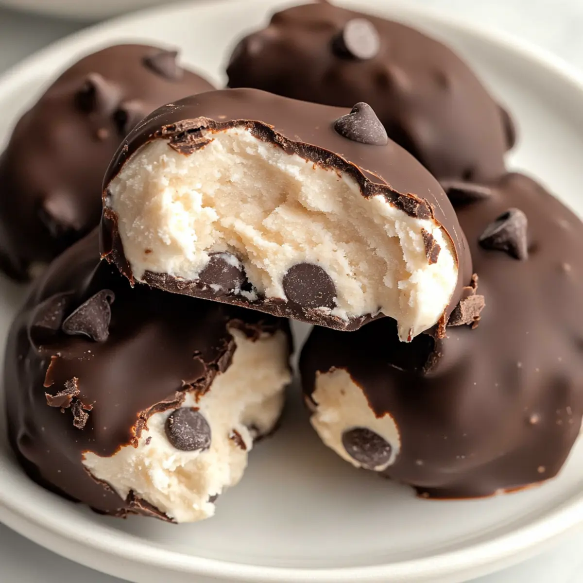 Cookie Dough Frozen Yogurt Bites: Guilt-Free Indulgence Treats
