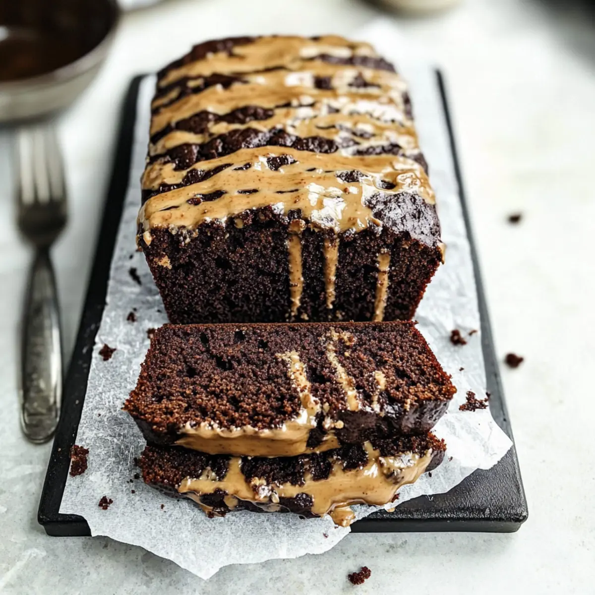 Mouthwatering Chocolate Peanut Butter Banana Bread Recipe