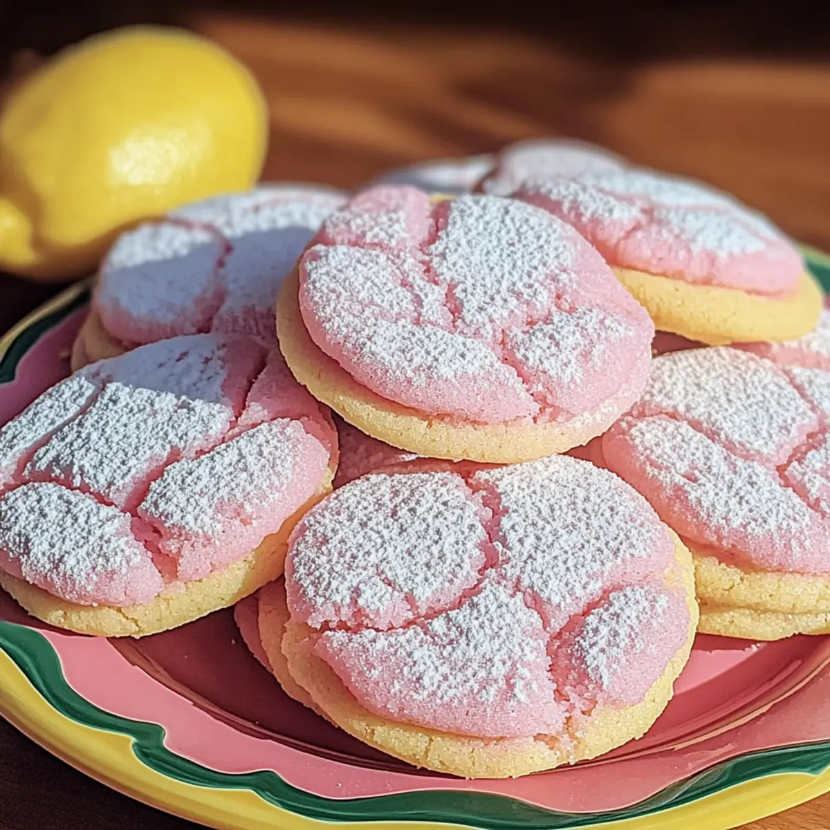 Pink Lemonade Cookies for a Chewy, Tangy Summer Delight
