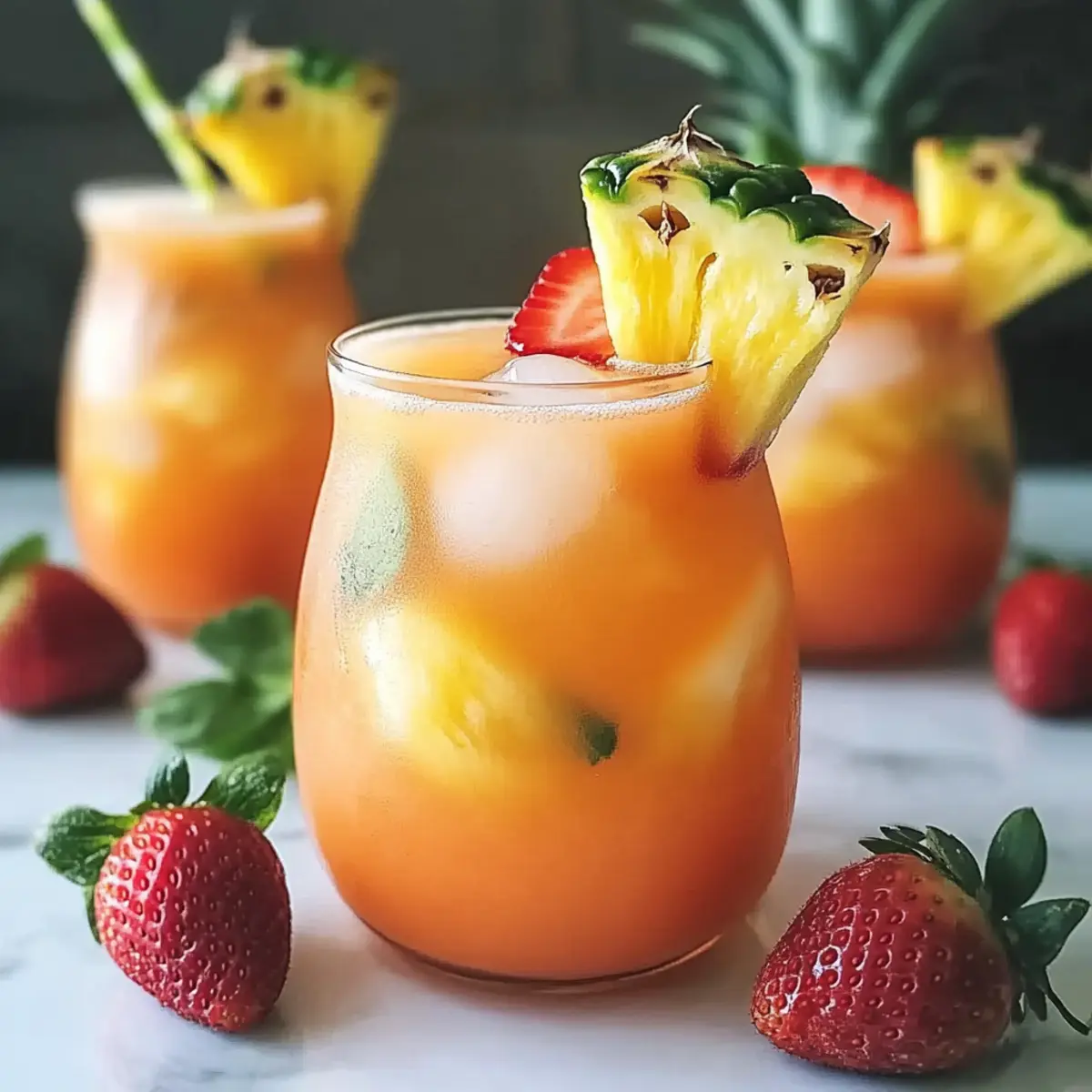 Pineapple Strawberry Agua Fresca: A Refreshing Summer Sip