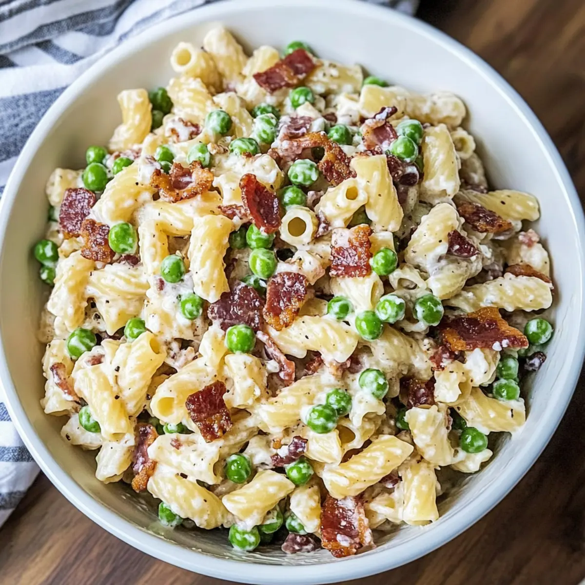 Creamy Pasta Salad: Savory Flavor that Elevates Potlucks