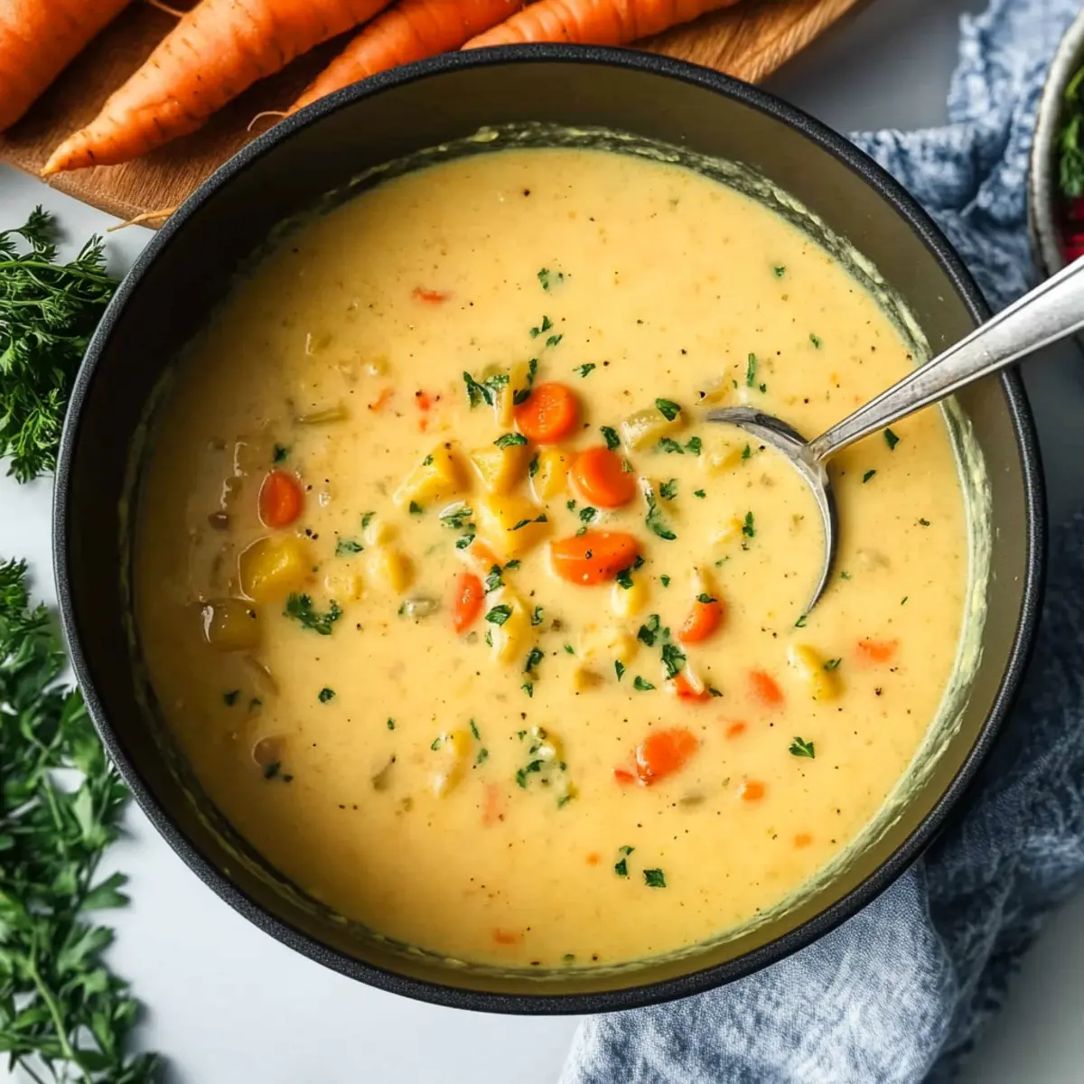 Creamy Carrot Potato Soup for a Cozy, Healthy Meal