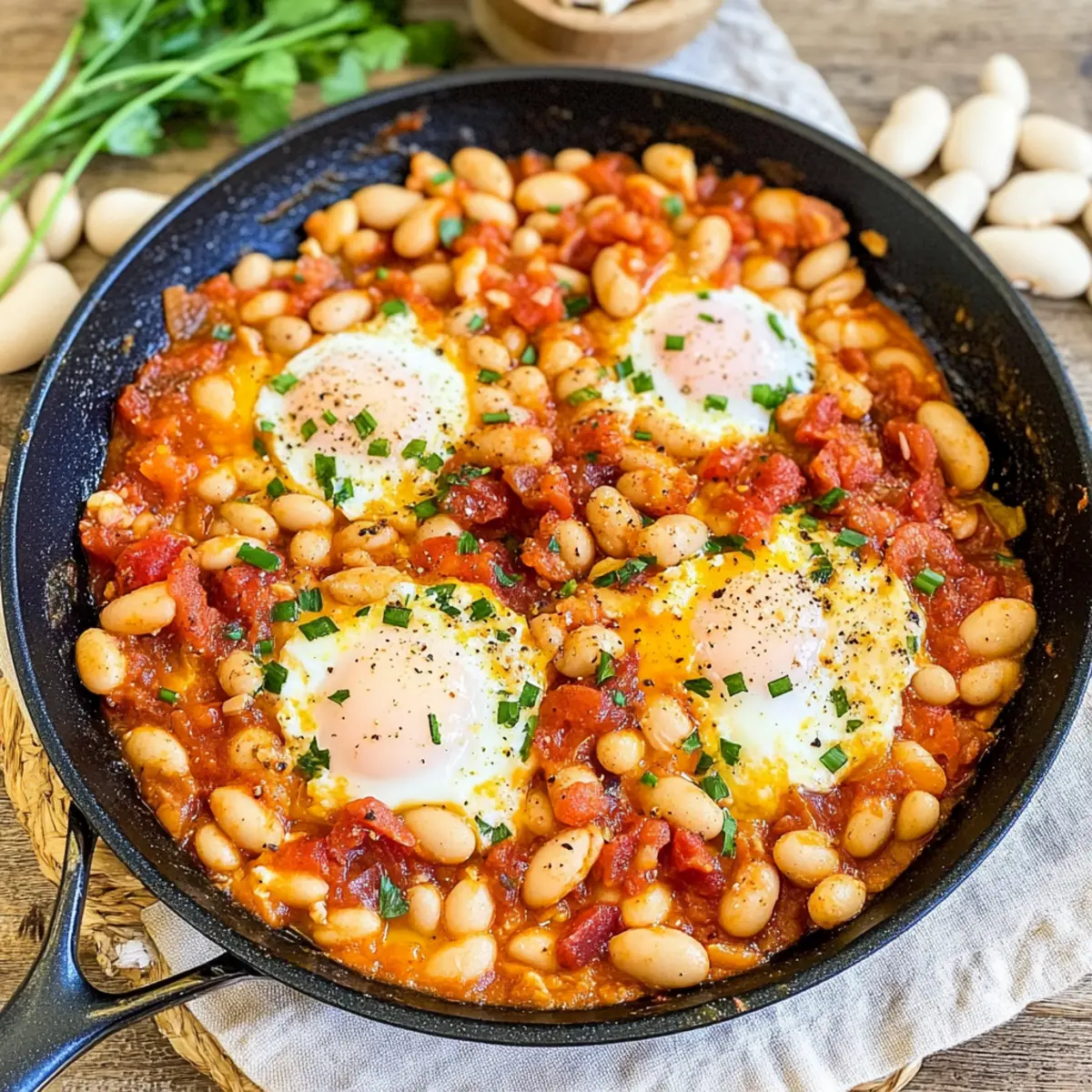 Spanish Beans & Eggs: A Cozy One-Pan Delight You’ll Love