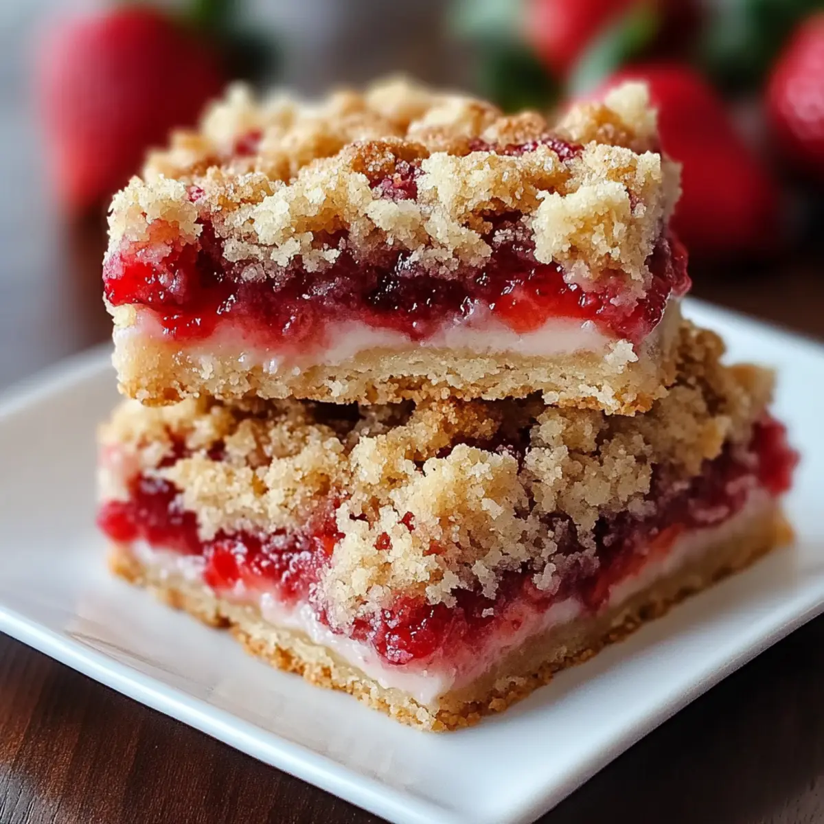 Delicious Strawberry Shortcake Streusel Bars You’ll Love