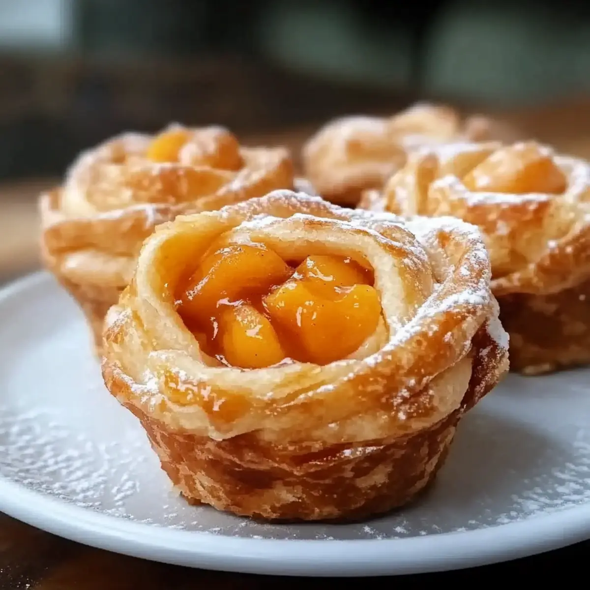 Peach Pie Cruffins: Warm, Flaky Delights for Any Dessert Lover