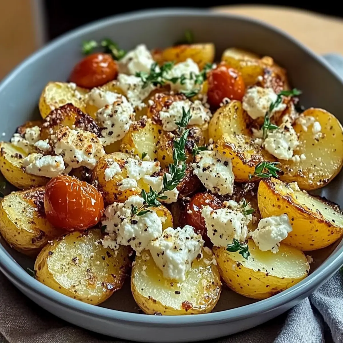 Baked Feta Potatoes: Creamy Mediterranean Comfort Food