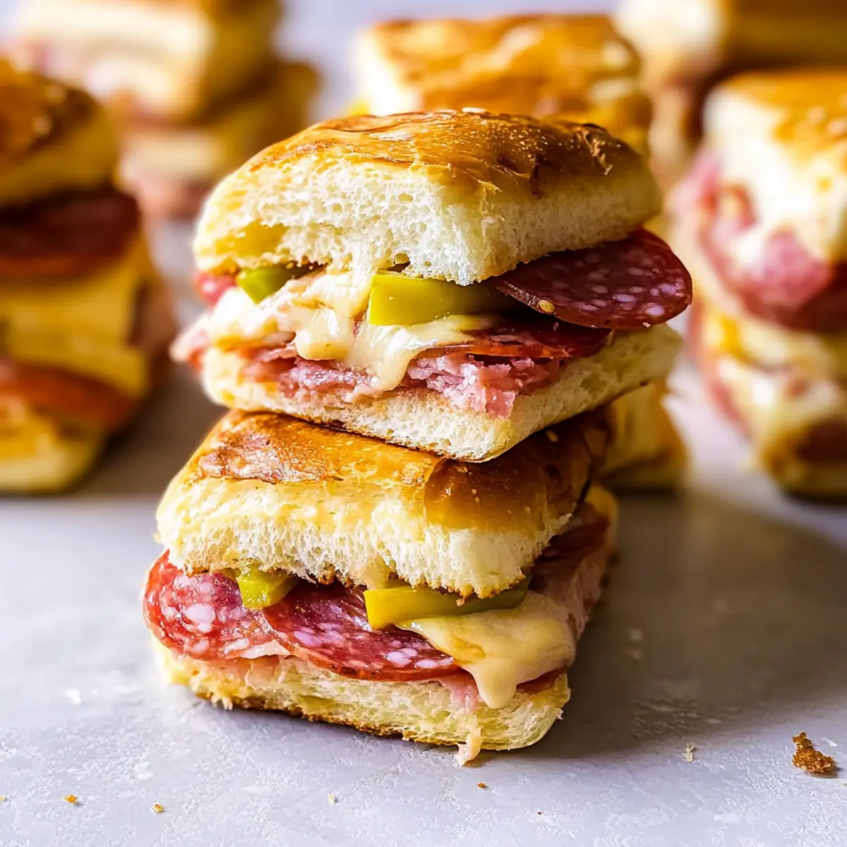 Delicious Italian Sandwich Sliders for Easy Game Day Fun