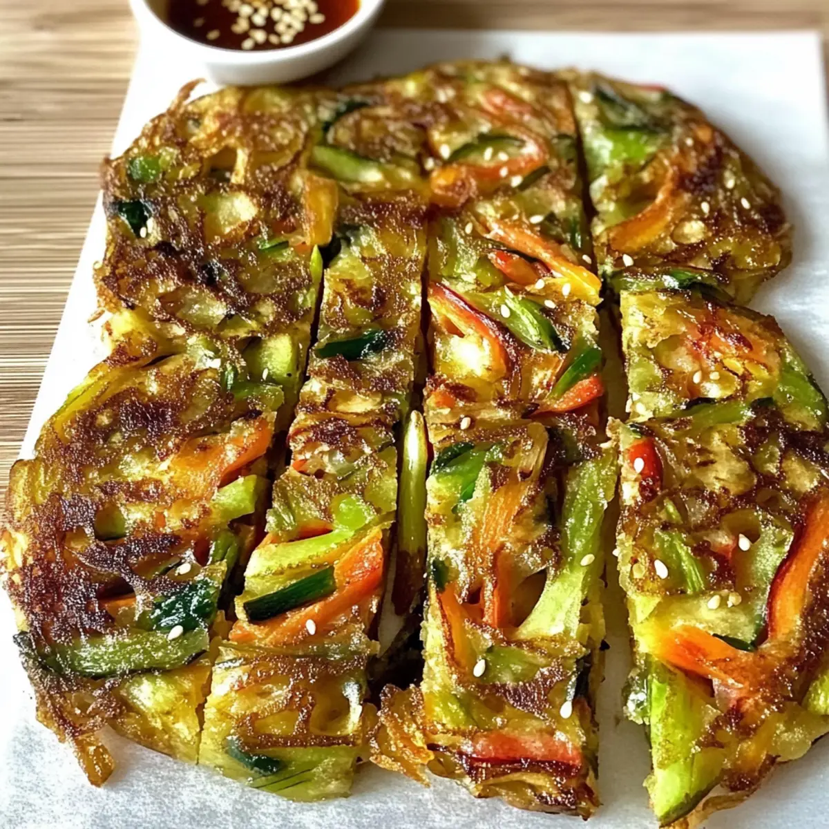 Crispy Korean Vegetable Pancakes for a Flavorful Twist
