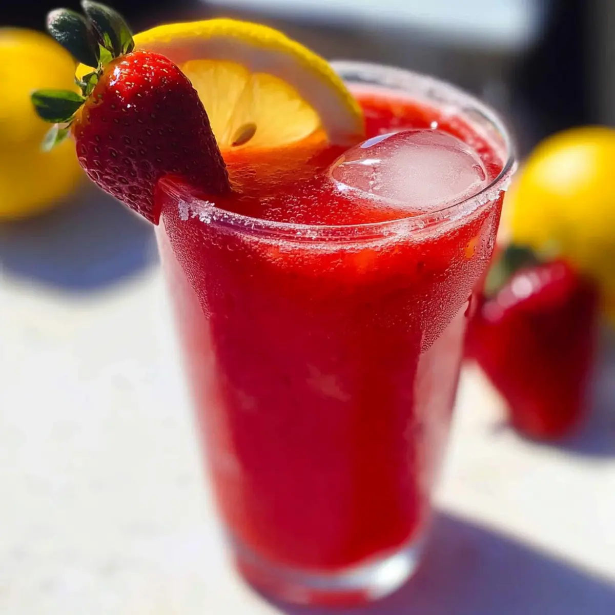Hibiscus Tea Strawberry Bliss: Refreshing Vegan Summer Sipper