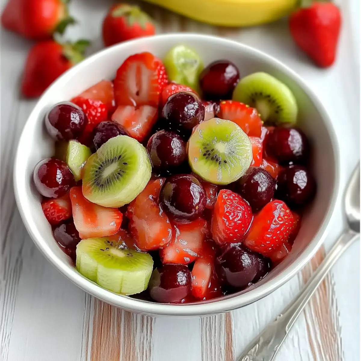 Refreshing Fruit Salad with Cherry Pie Filling Delight