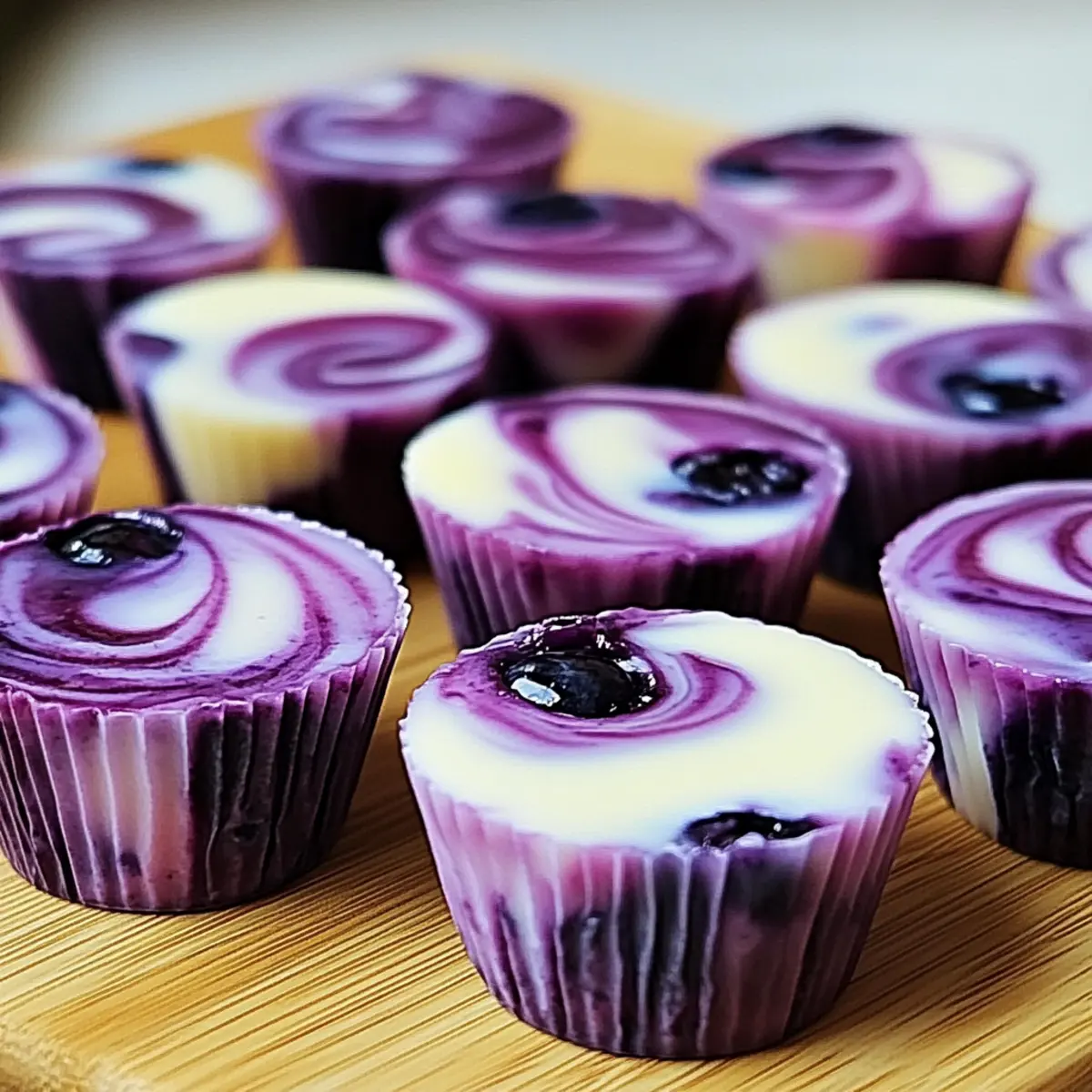 Blueberry Swirl Yogurt Bites: Dreamy, Guilt-Free Snacks!