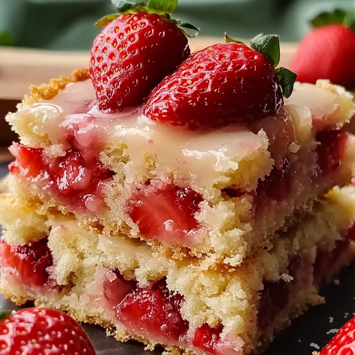 Delicious Strawberry Shortcake Bars for Your Summer Sweets