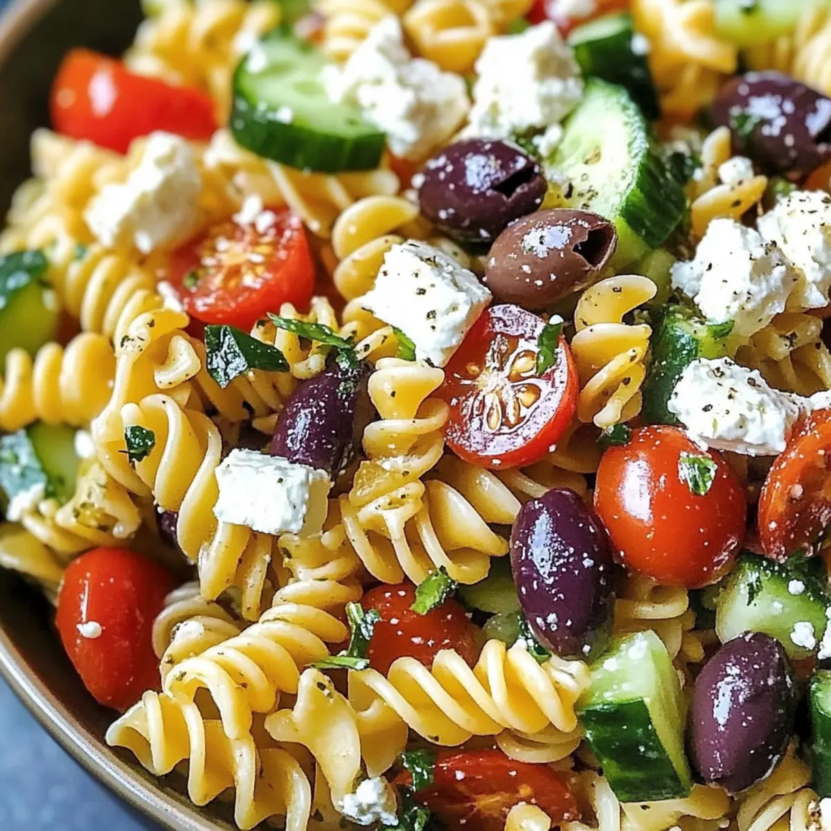 Greek Pasta Salad: Vibrant, Fresh, and Oh-So Customizable