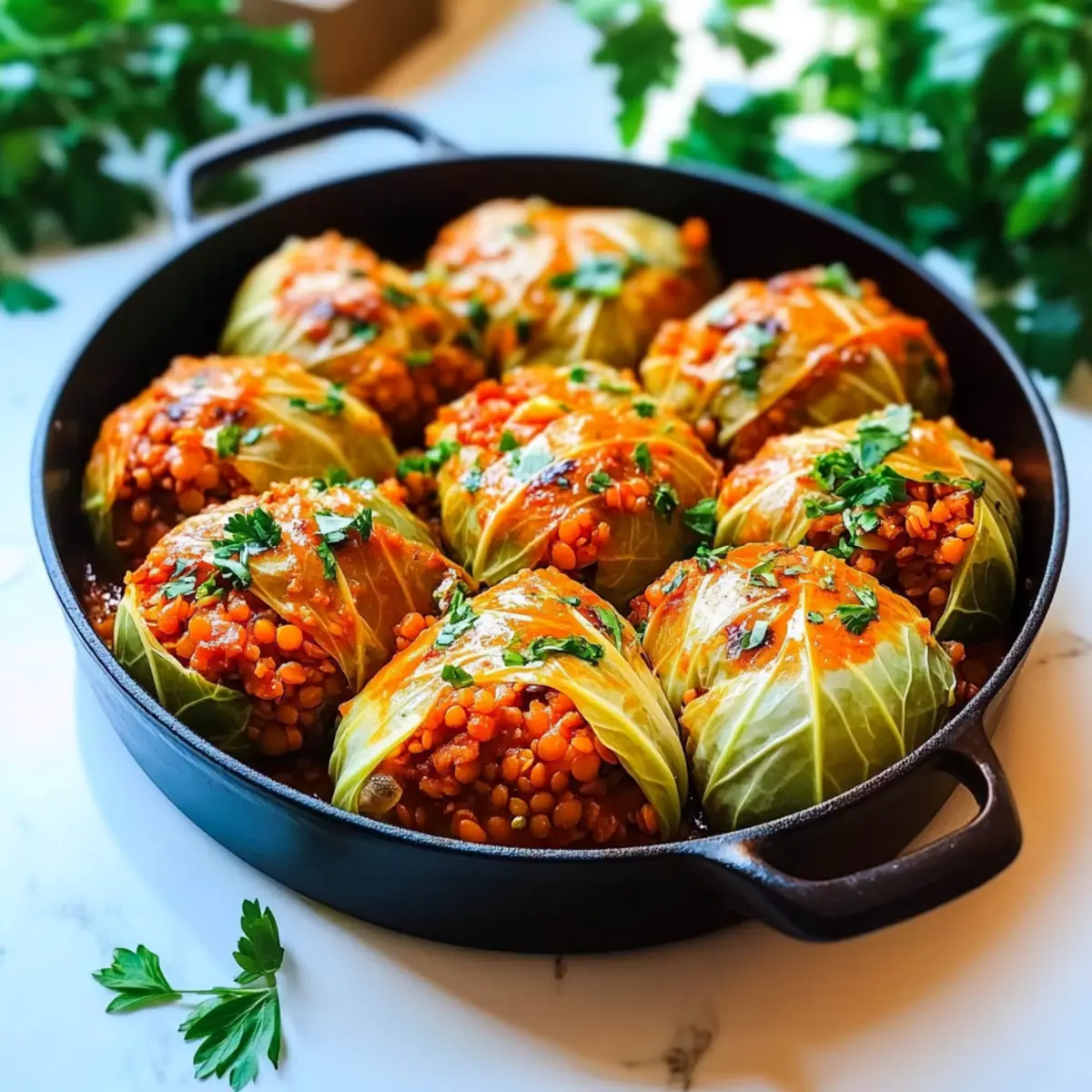 Hearty Lentil and Rice Stuffed Cabbage Rolls You’ll Love