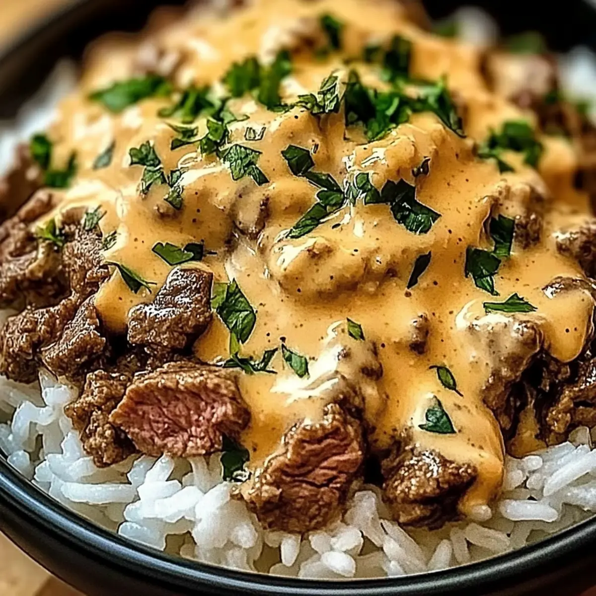 Savory Steak Queso Rice for a Cozy, Quick Dinner Delight