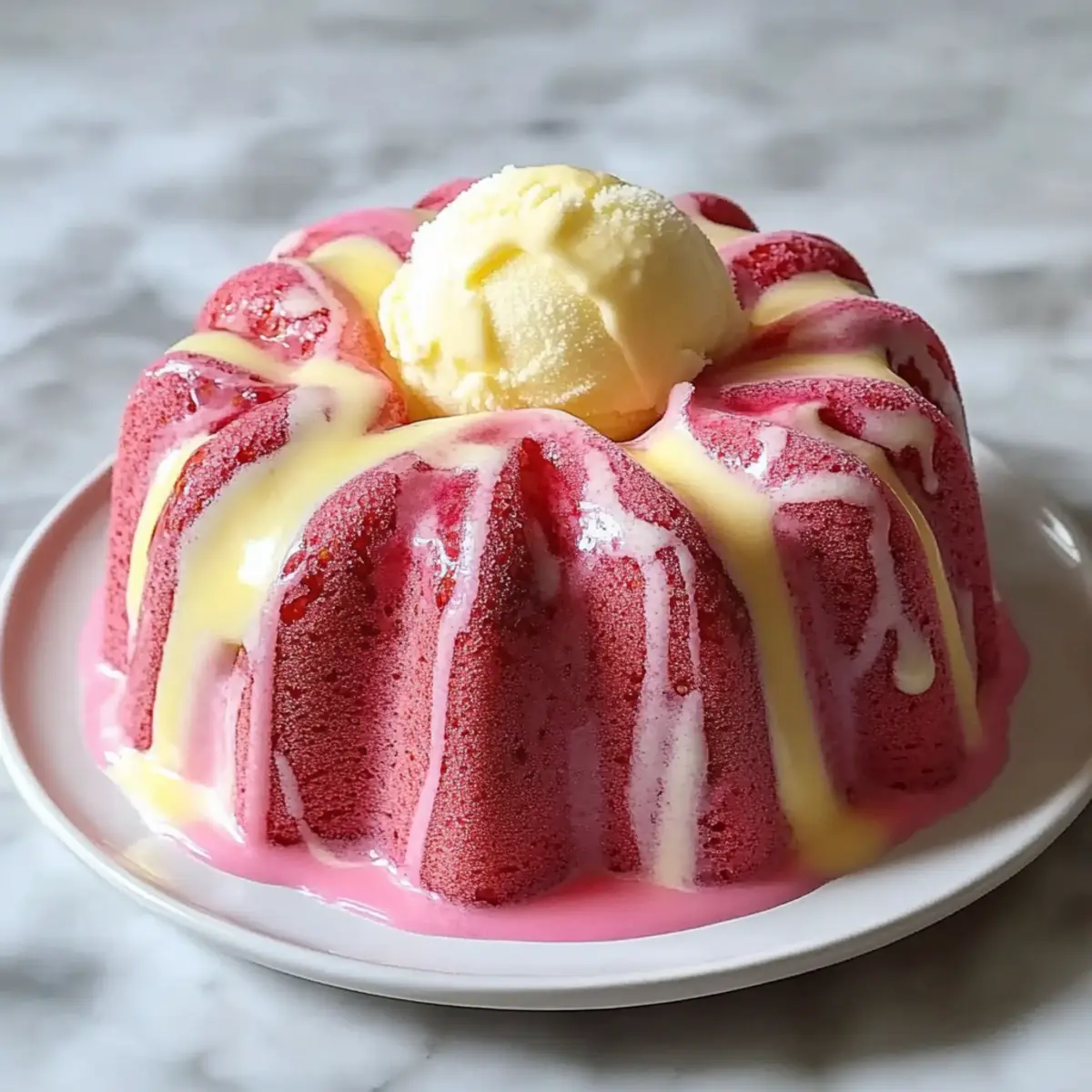 Nostalgic Strawberry Milkshake Pound Cake for Sweet Moments